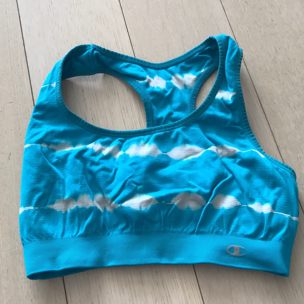 Tie dyed sports bra